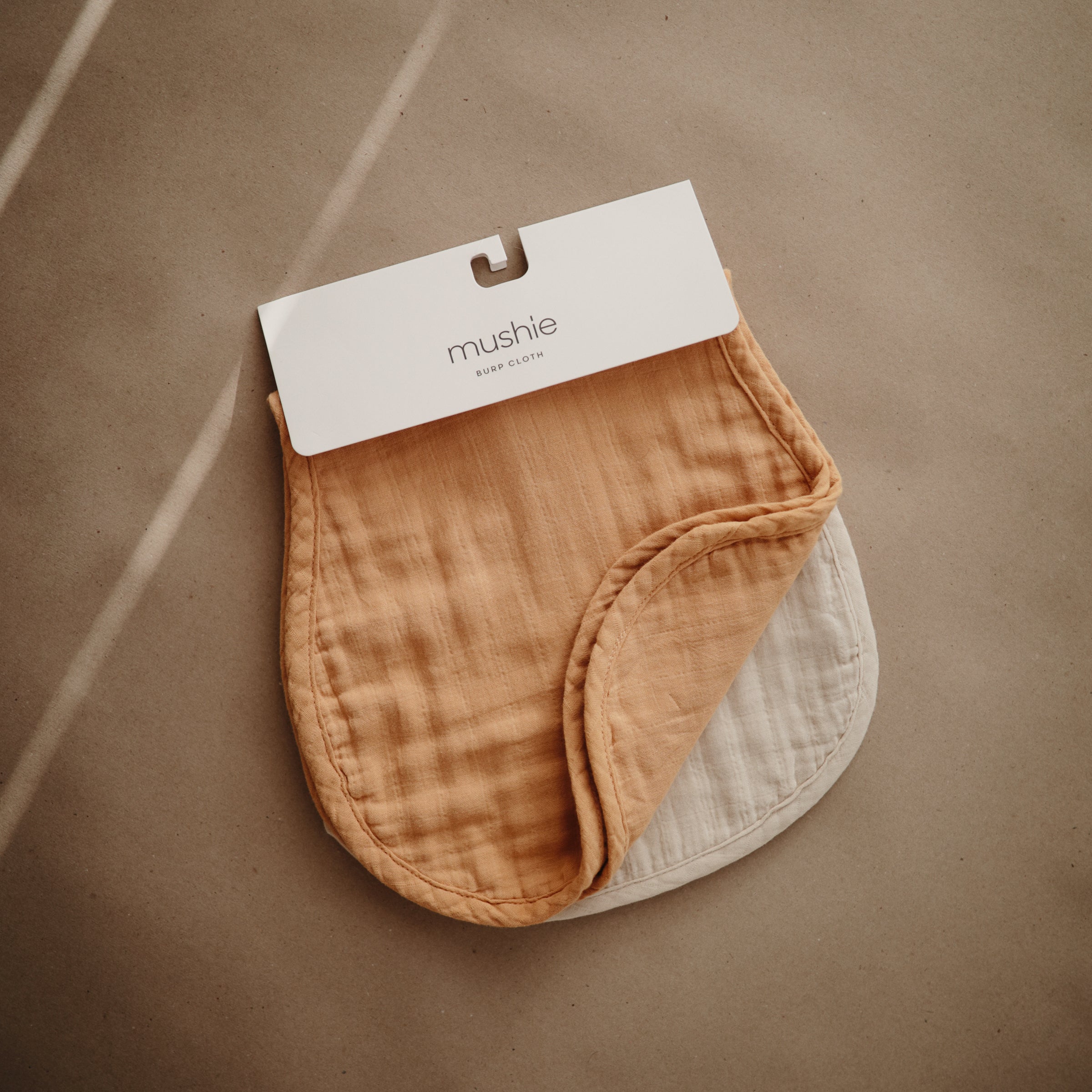 Mushie Organic Cotton Muslin Burp Cloth 2-Pack | Playroom Avenue