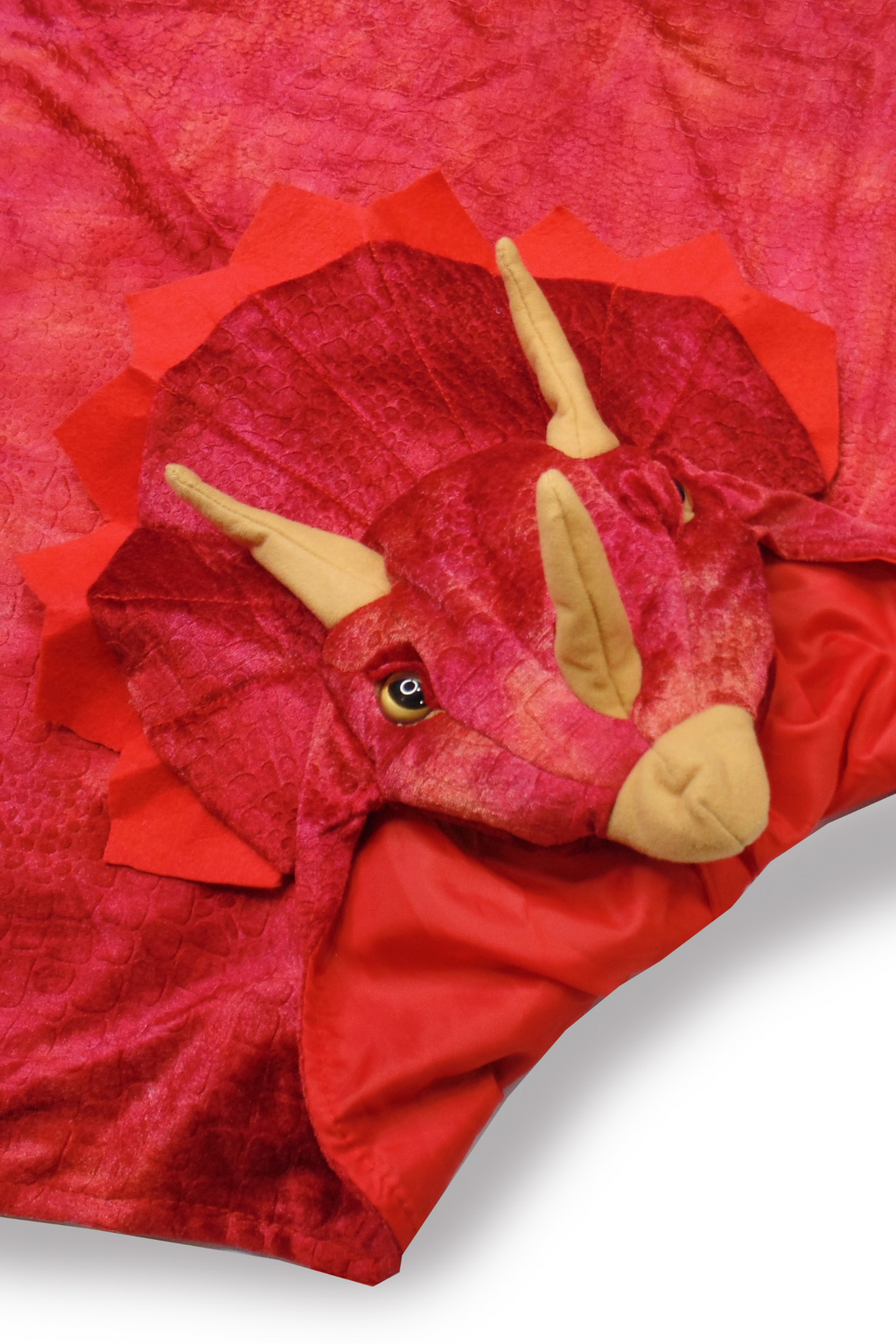 Great Pretenders Triceratops Hooded Dinosaur Cape