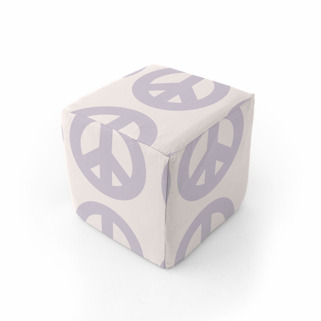 Toki Kids Cream Peace Sign Play Cube | Playroom Avenue