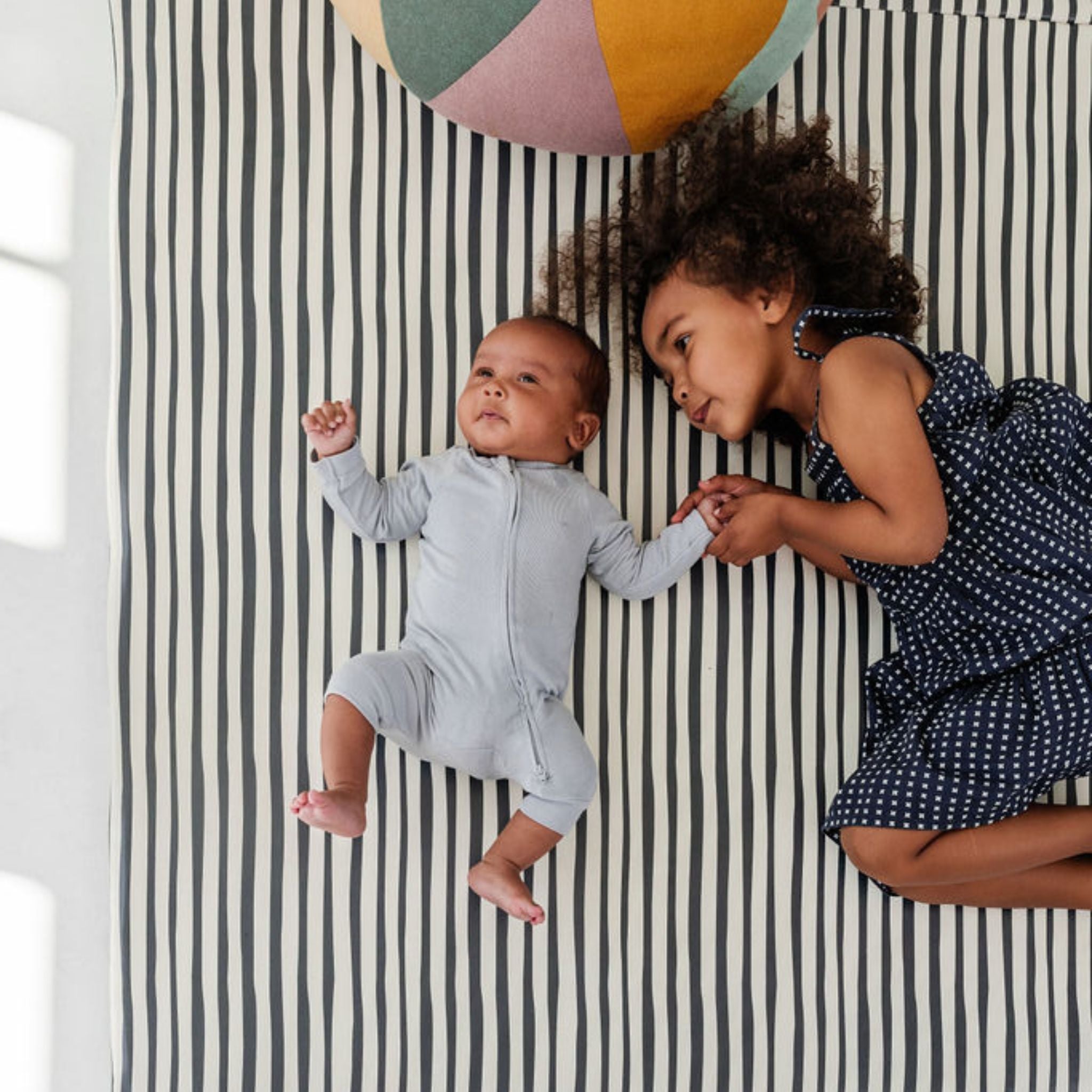 Toki Kids Bold Stripe Vegan Leather Mat - Playroom Avenue