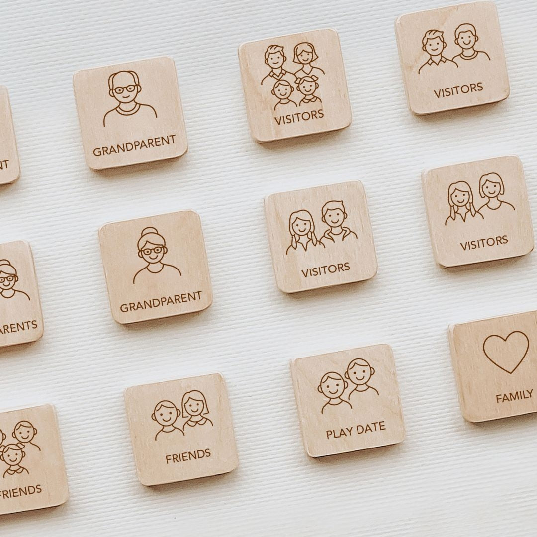 Little Agenda Expansion Tiles Set - Family & Friends | Playroom Avenue