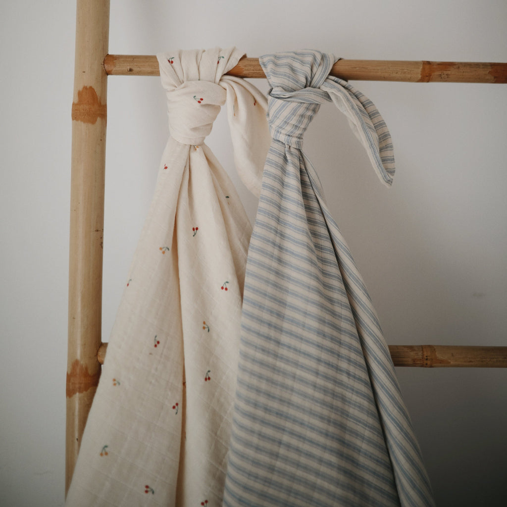 Mushie Organic Cotton Muslin Swaddle Blanket | Playroom Avenue