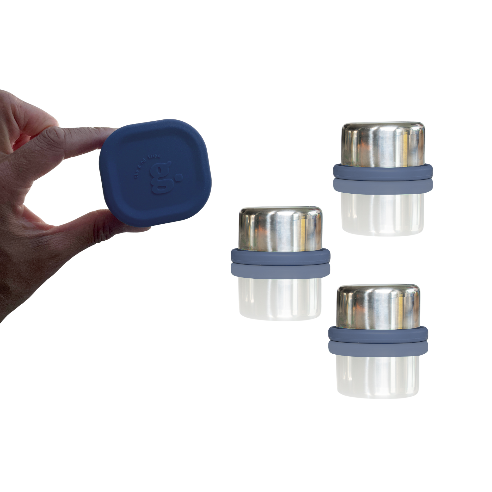 The Good Kiind Square Container (single) NAVY | Playroom Avenue
