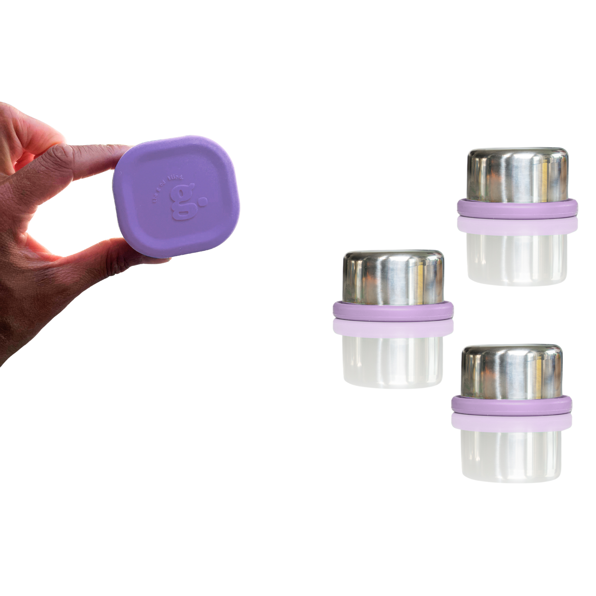 The Good Kiind Square Container (single) LAVENDER | Playroom Avenue