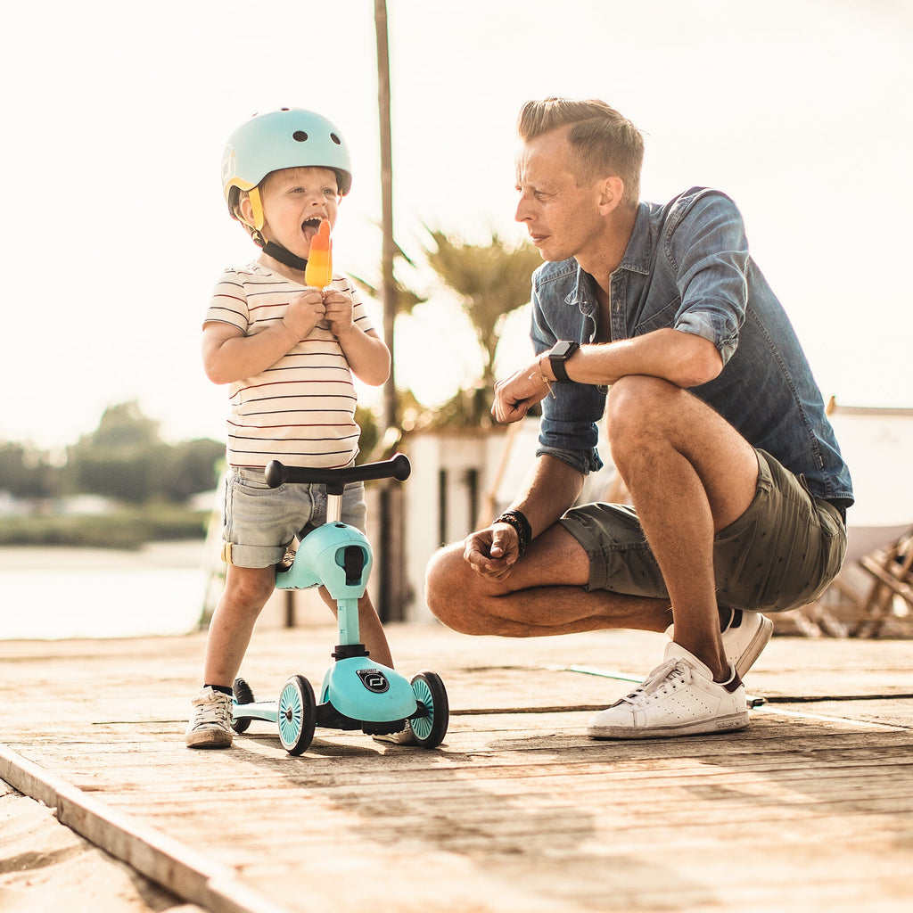 Scoot and Ride Baby Helmet in Blueberry – XXS Size for 1-3 Year Old | Playroom Avenue