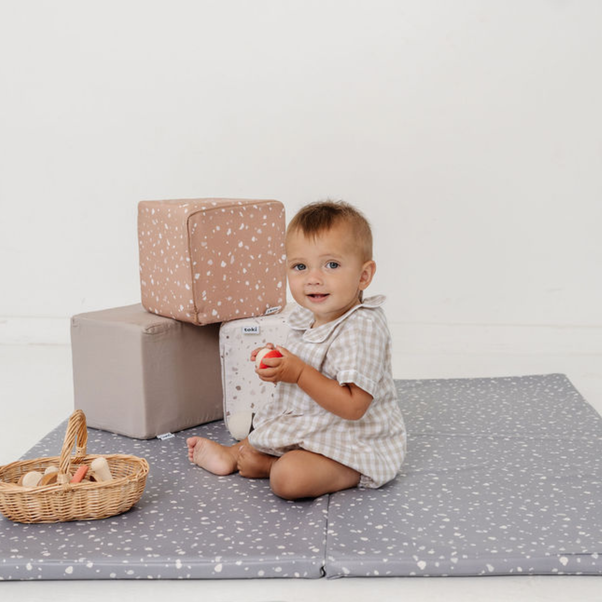 Toki Kids Terrazzo Clay Play Cube | Playroom Avenue