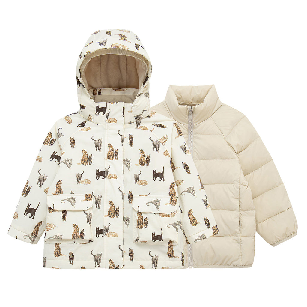 Milkbarn Cat Three in One Jacket | Playroom Avenue
