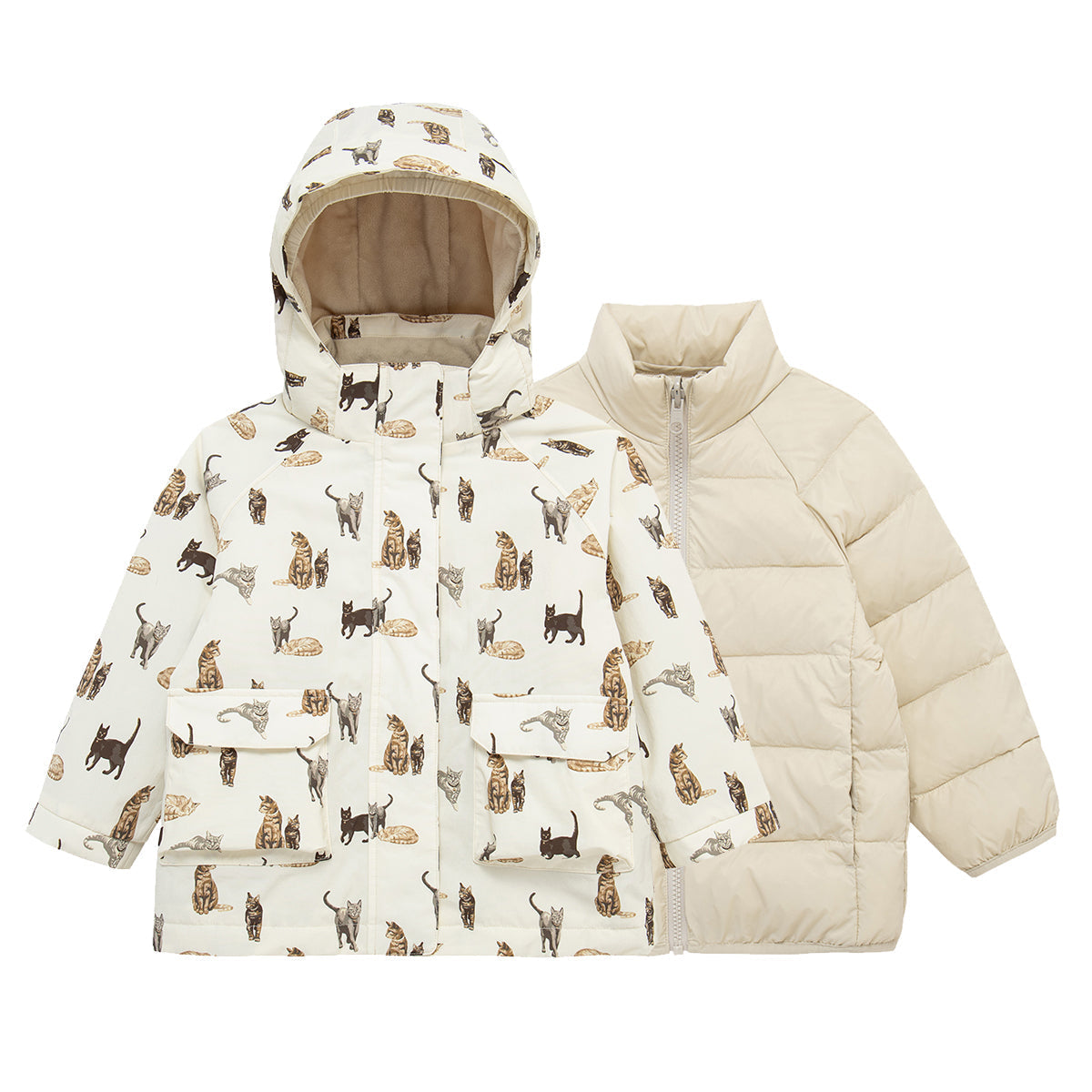 Milkbarn Cat Three in One Jacket | Playroom Avenue