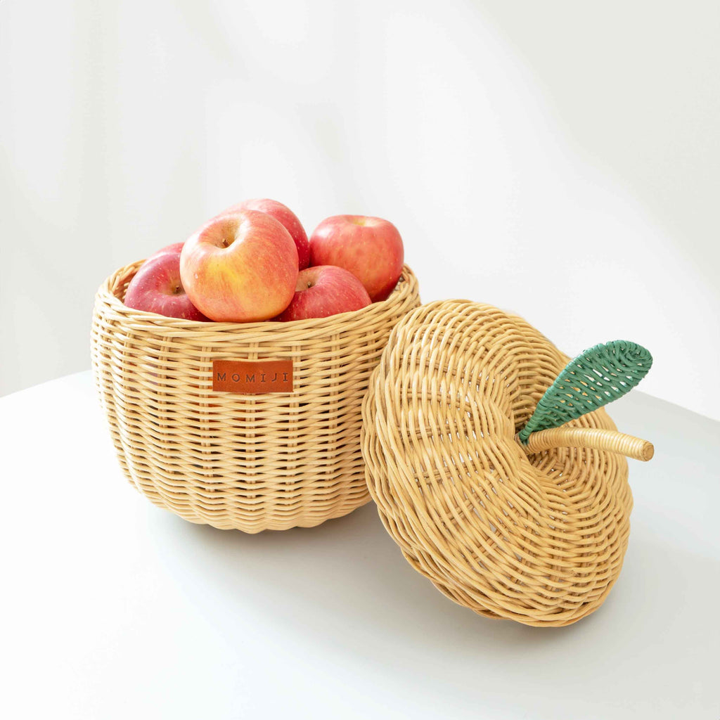 Apple Storage Basket Small - Natural | Playroom Avenue