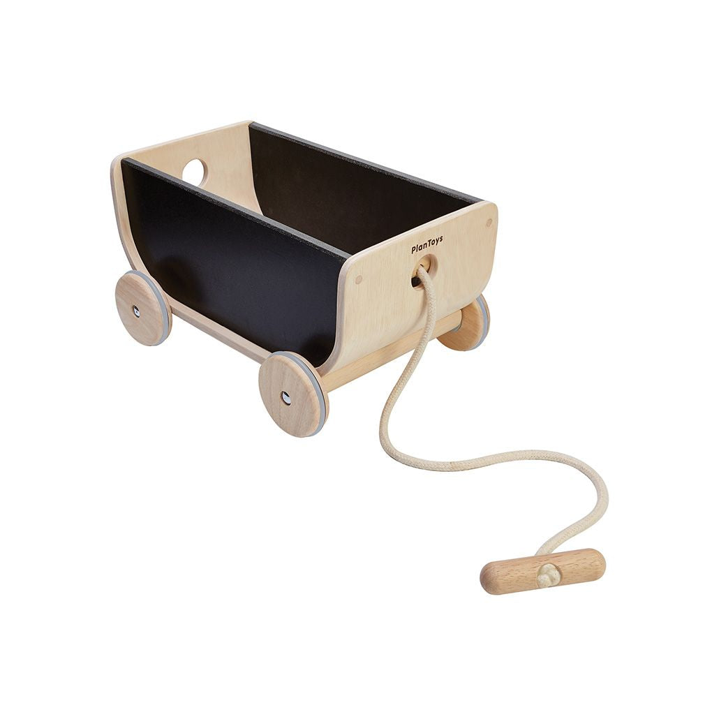 PlanToys Wagon - Black | Playroom Avenue