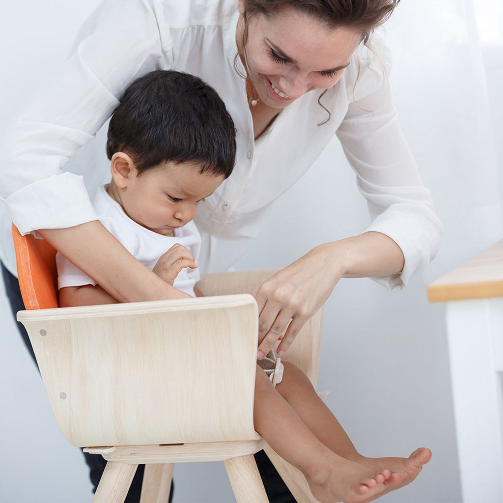 PlanToys High Chair - Orange | Playroom Avenue