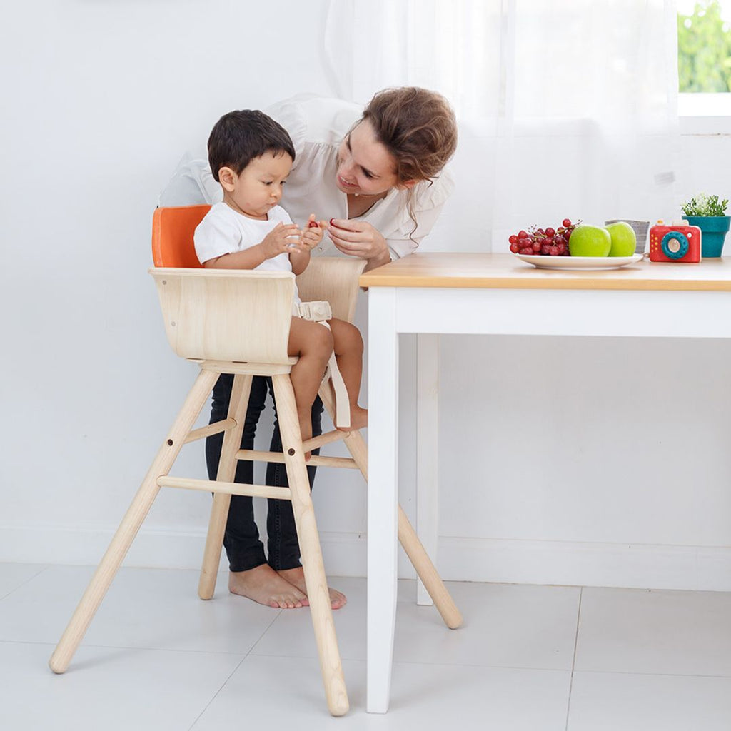 PlanToys High Chair - Orange | Playroom Avenue