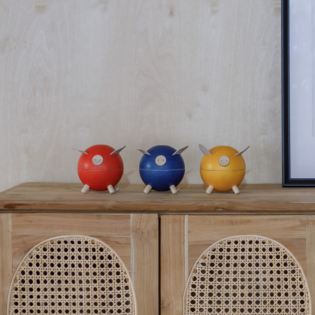 PlanToys Piggy Bank Blue - Orchard - Playroom Avenue