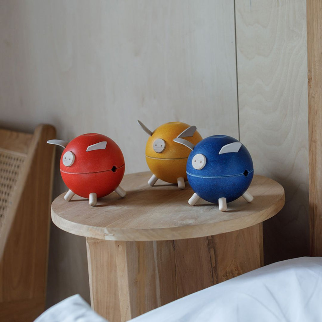 PlanToys Piggy Bank Yellow - Orchard | Playroom Avenue