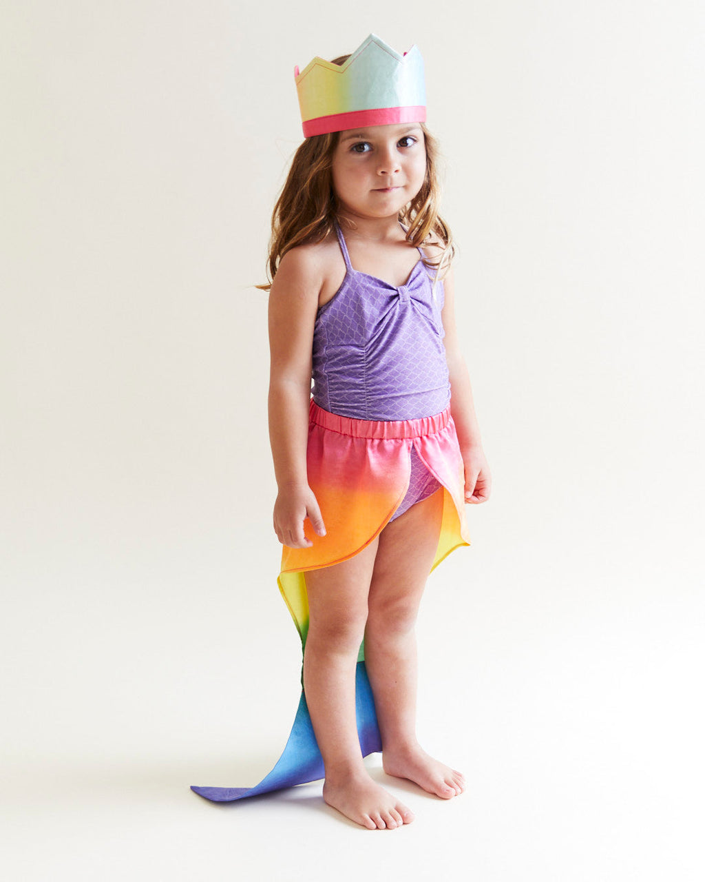 Sarah's Silks Small Rainbow Mermaid Tail | Playroom Avenue