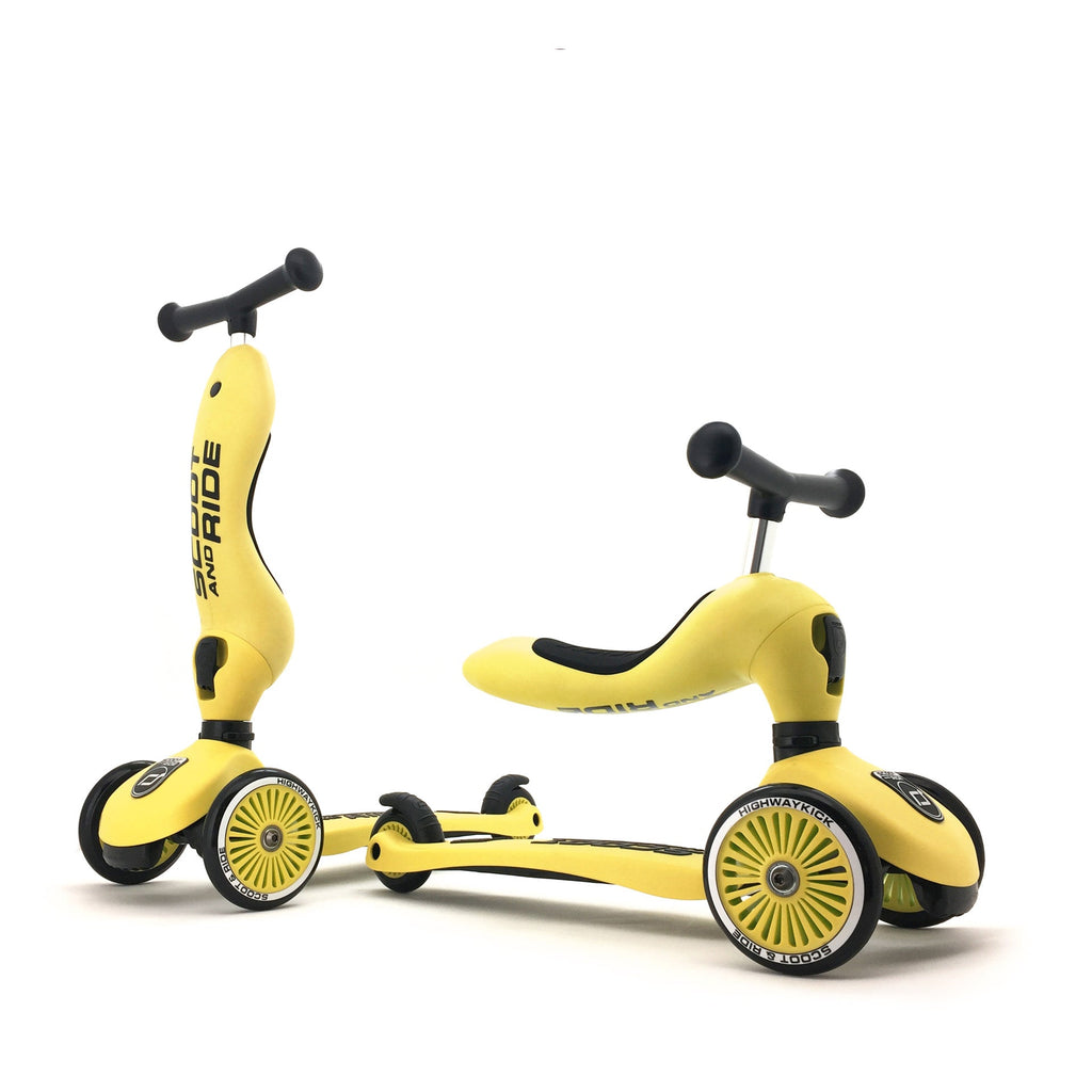Scoot and Ride HighwayKick 1 Scooter and Ride On Toy Lemon | Playroom Avenue