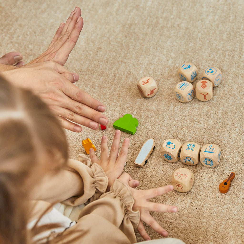 PlanToys Storytelling Dice | Playroom Avenue