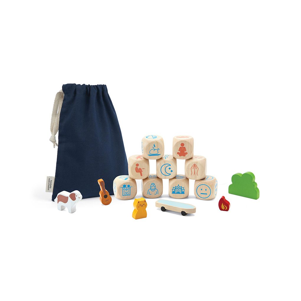 PlanToys Storytelling Dice | Playroom Avenue