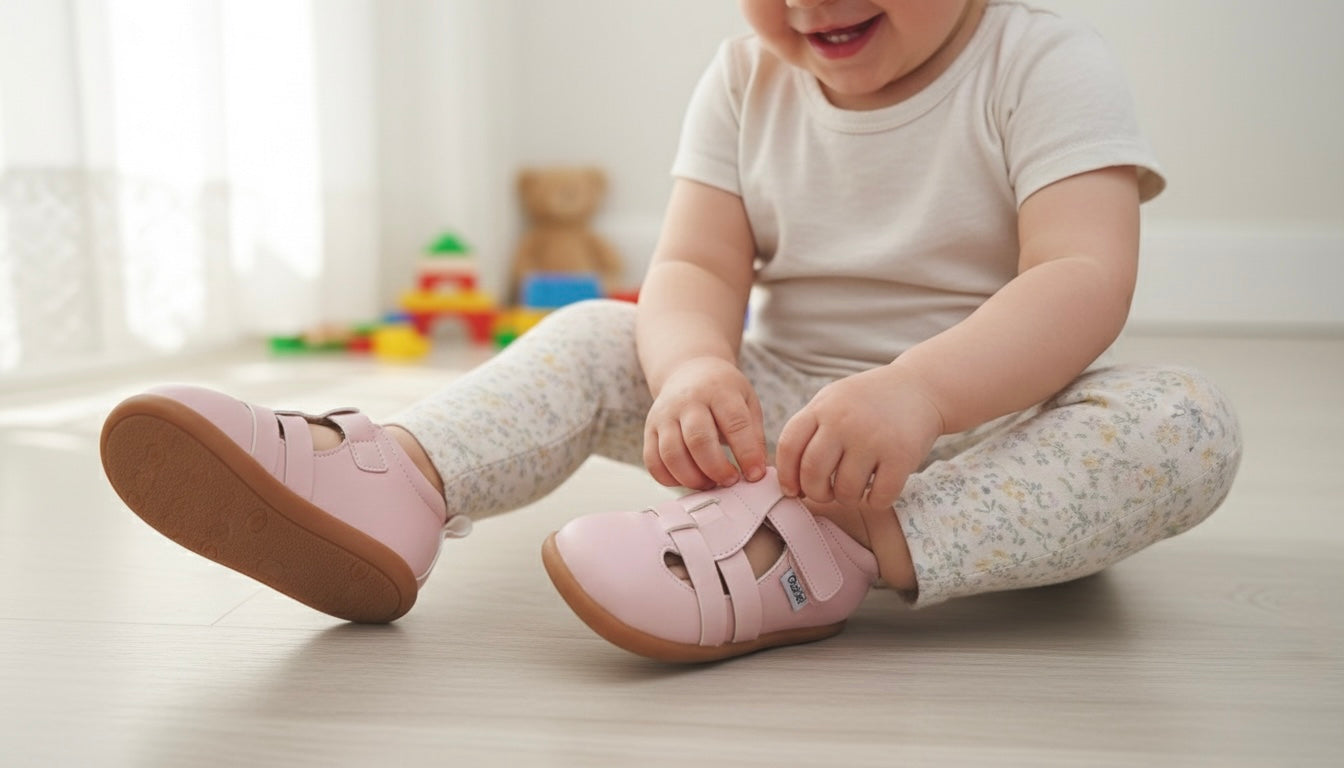 Ozznek Shoes Flexible Sole Sandals for Toddlers| Barefoot Sandals for Kids|Bloom | Playroom Avenue