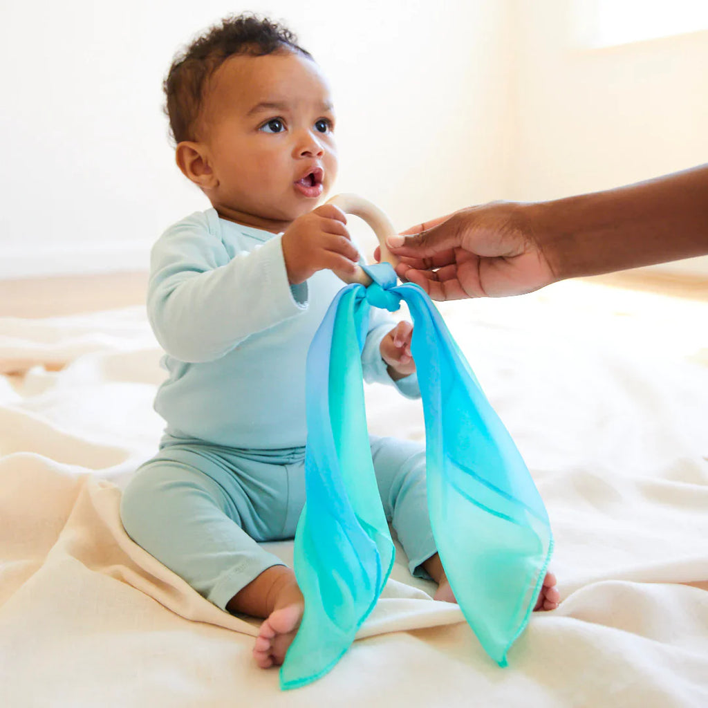 Sarah's Silks Sea Teether | Playroom Avenue