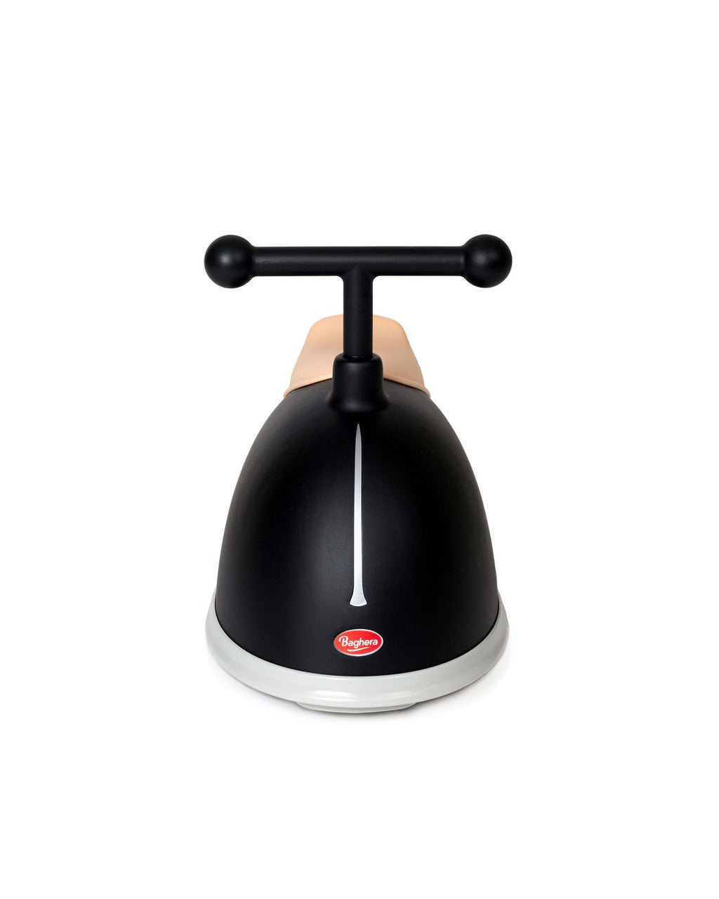 Black press with wooden handle on a white background