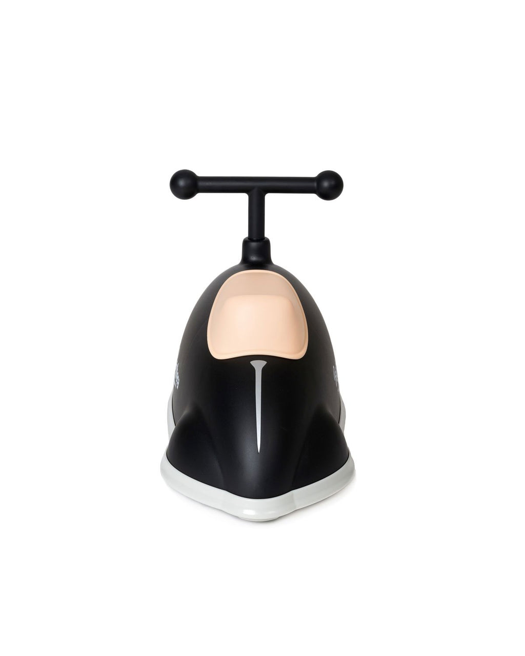 black baghera twister ride-on toy on a white background