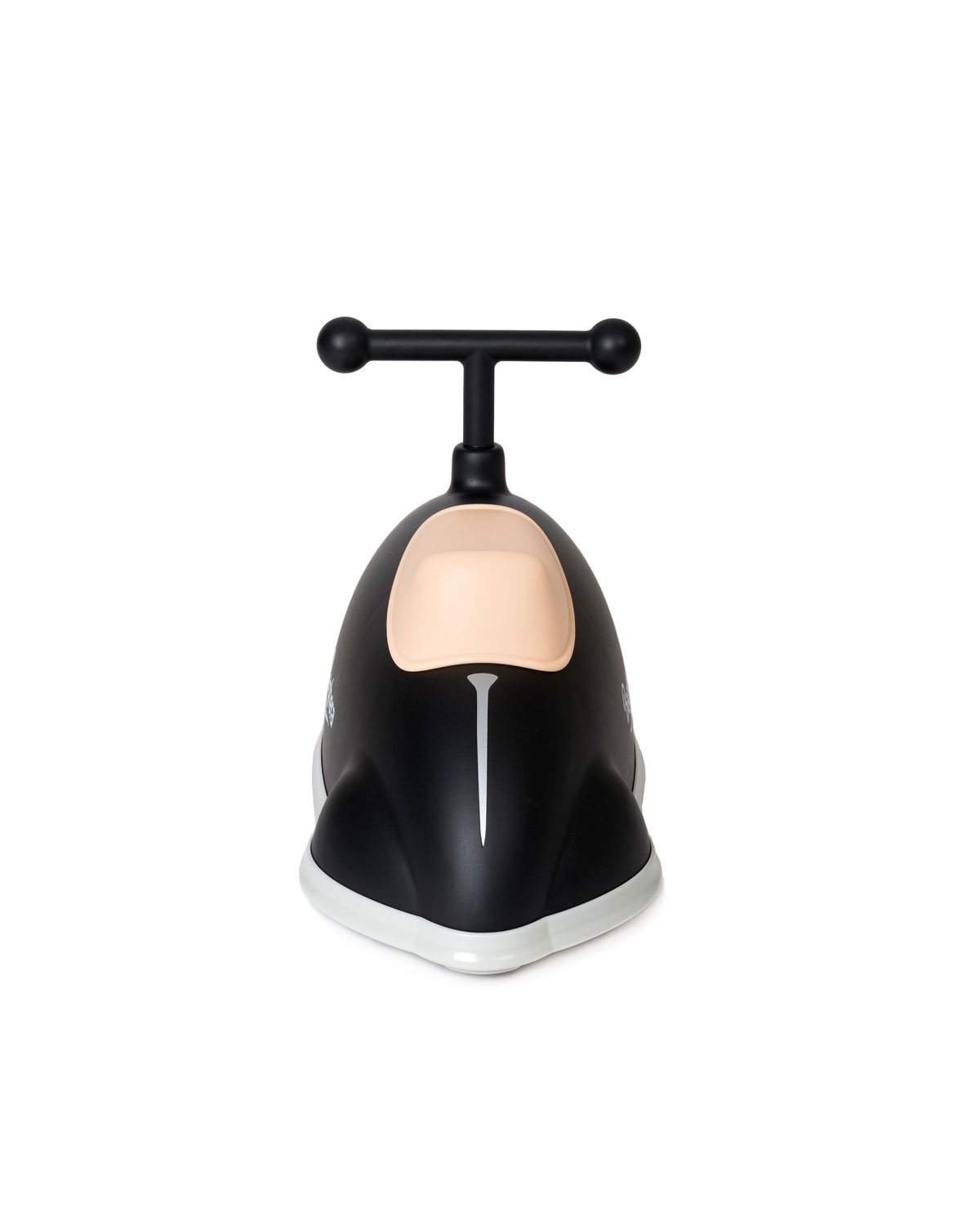 black baghera twister ride-on toy on a white background