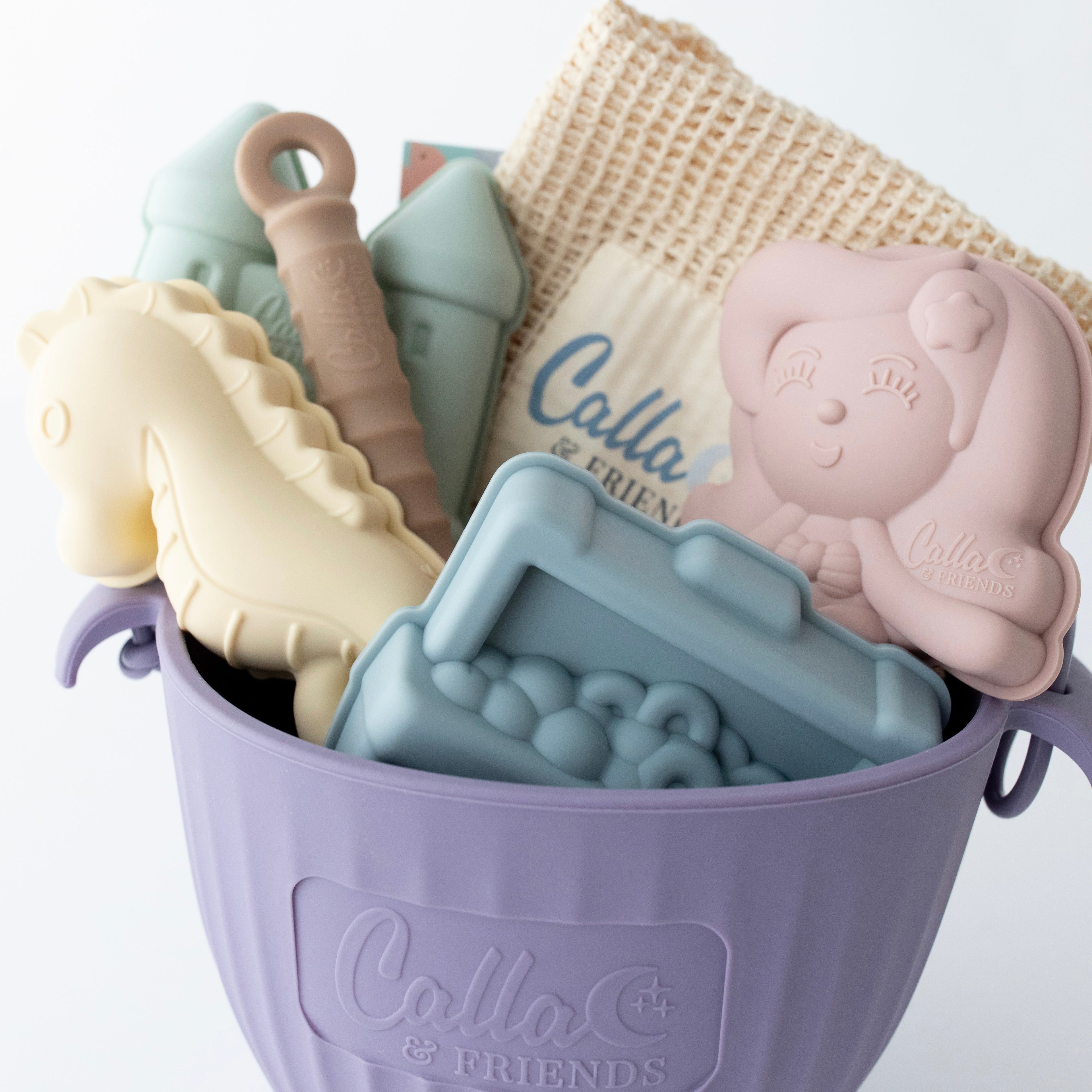 Calla and Friends Mermaid's Cove Silicone Beach Toy Set | Playroom Avenue