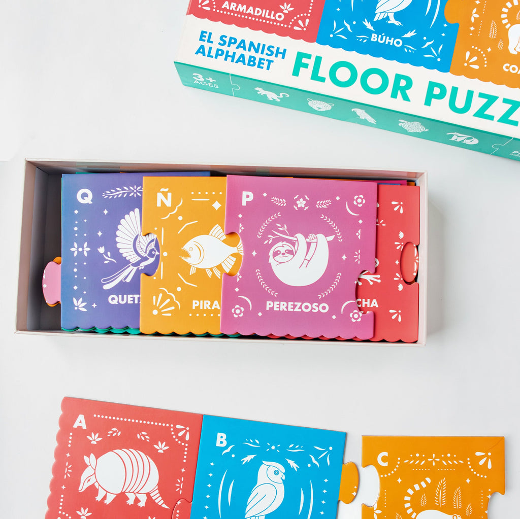 El Spanish Alphabet Jumbo Floor Puzzle | Playroom Avenue