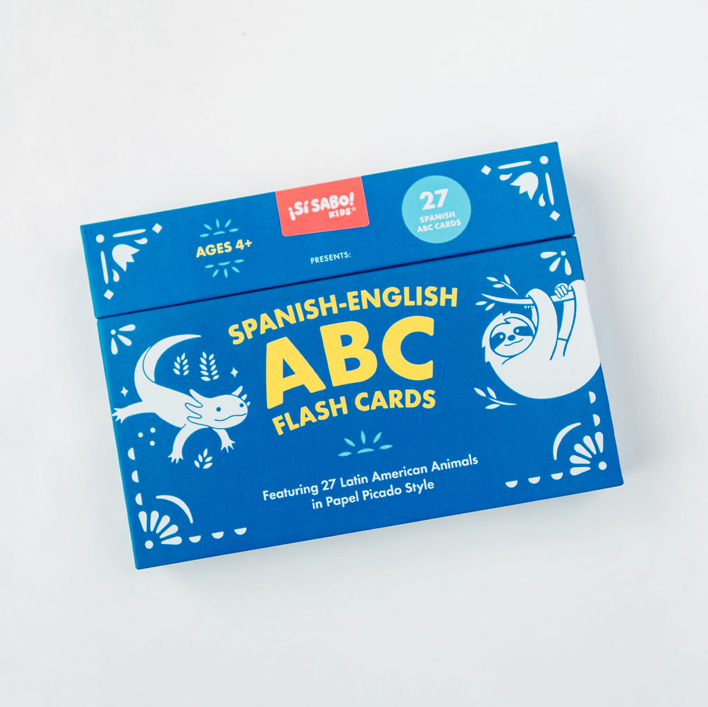 Spanish-English ABC Flash Cards | Playroom Avenue