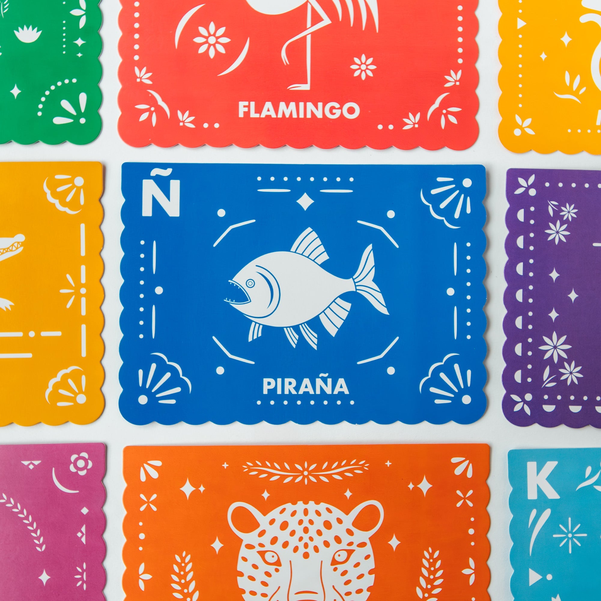 Spanish-English ABC Flash Cards | Playroom Avenue