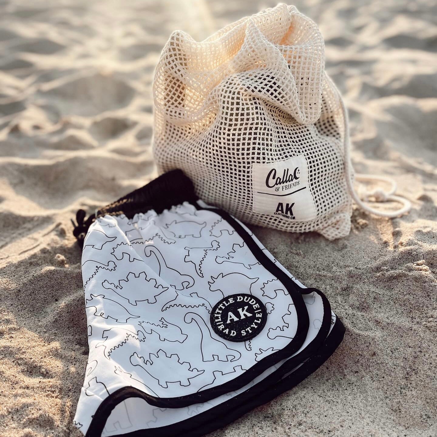 Calla and Friends AK Clothing x C&F Dino Silicone Beach Toy Set | Playroom Avenue