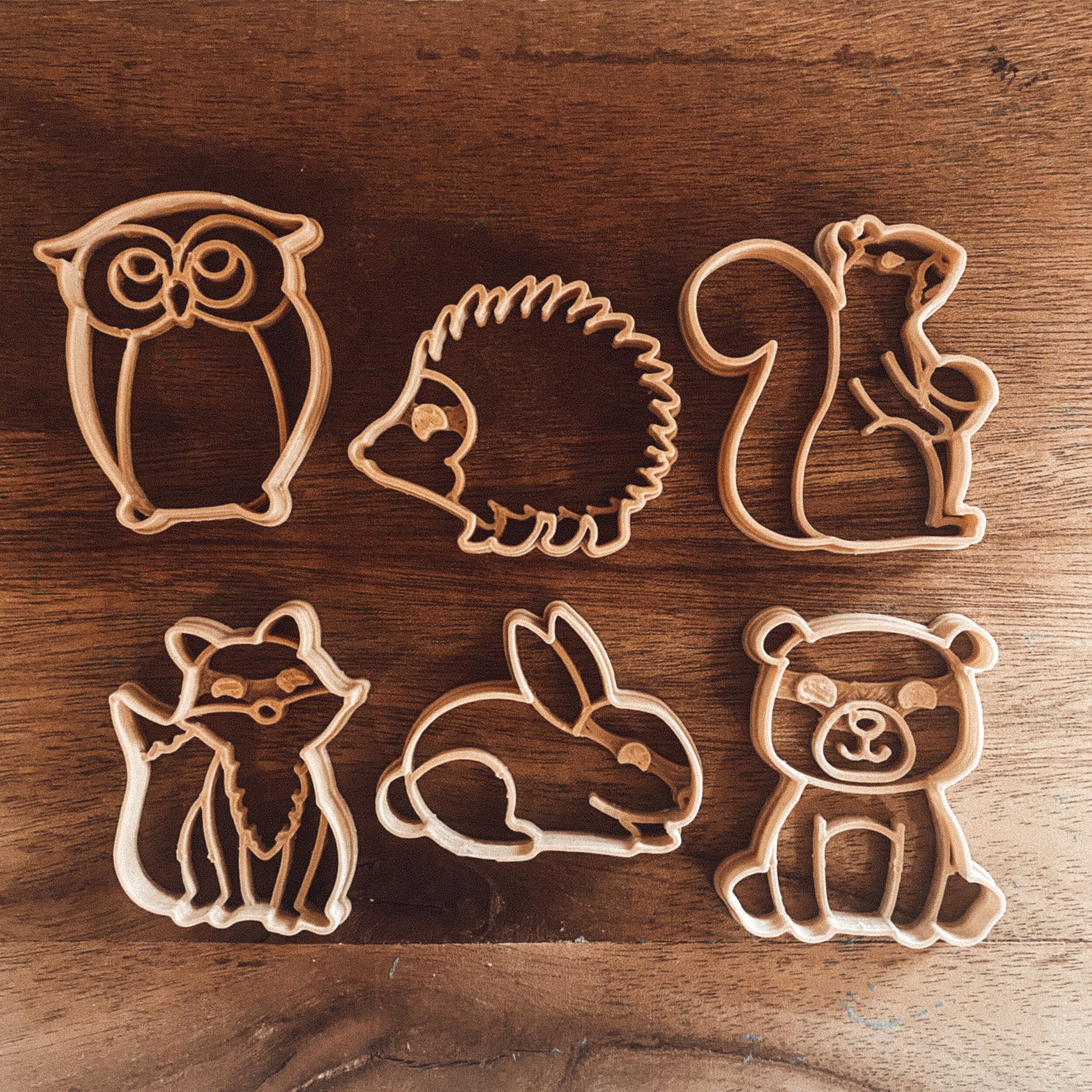 Mini Woodland Animals Eco Cutter Set (6 Pieces) | Playroom Avenue