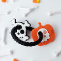 Calla and Friends The Spooky Silicone Teether Orange | Playroom Avenue