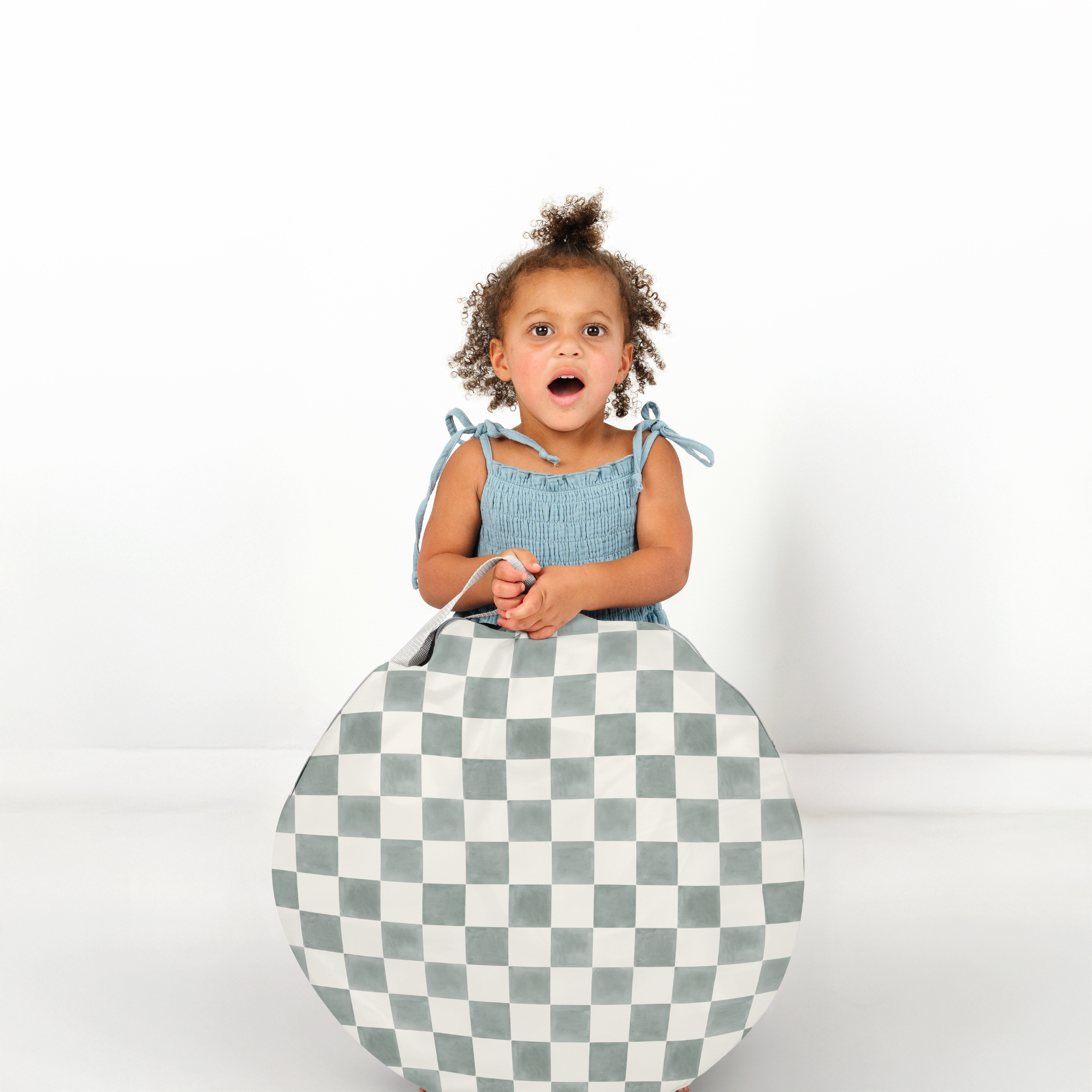 Toki Kids Checker Matcha Play Tent - Playroom Avenue