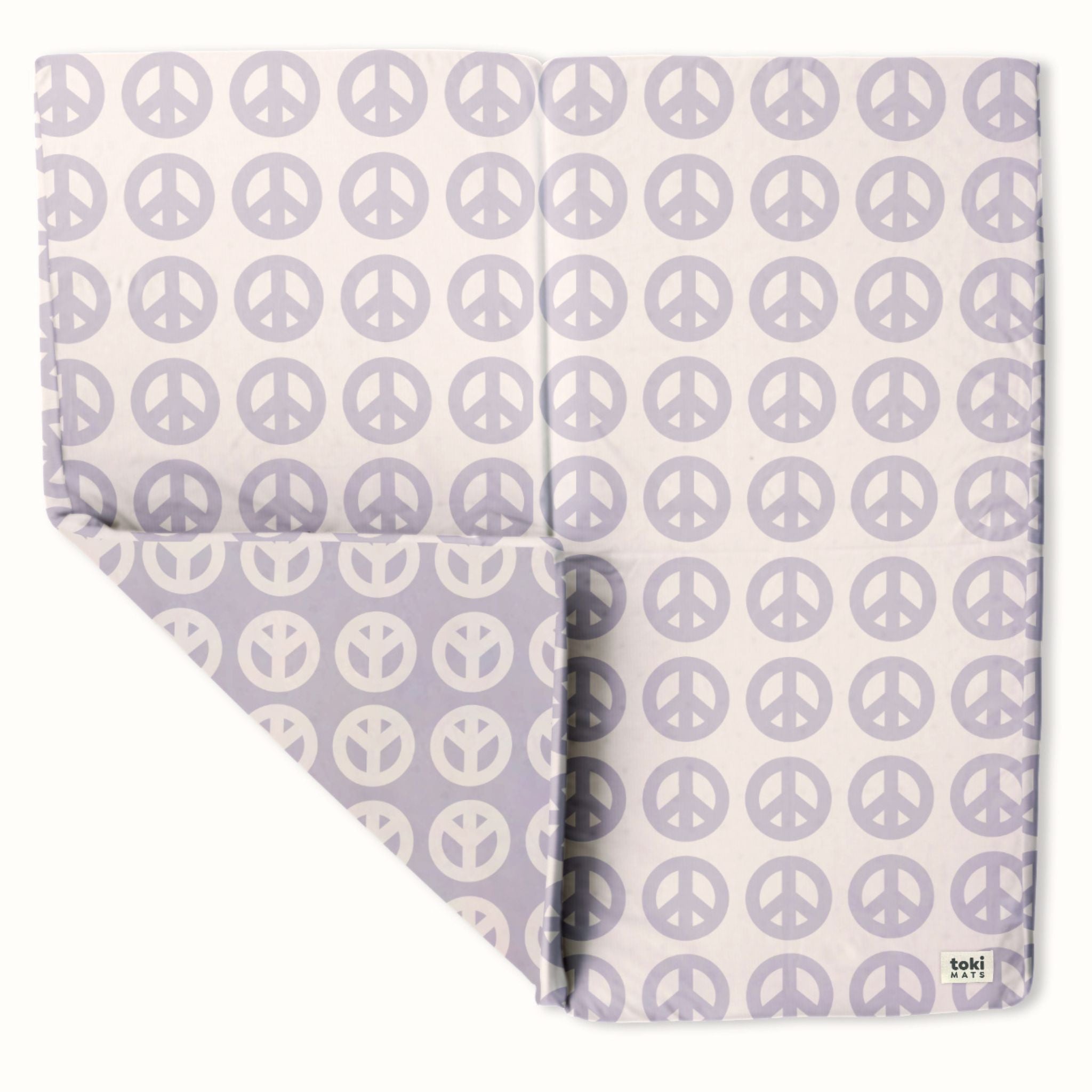 Toki Kids Peace Sign Organic Cotton Mat Mega | Playroom Avenue