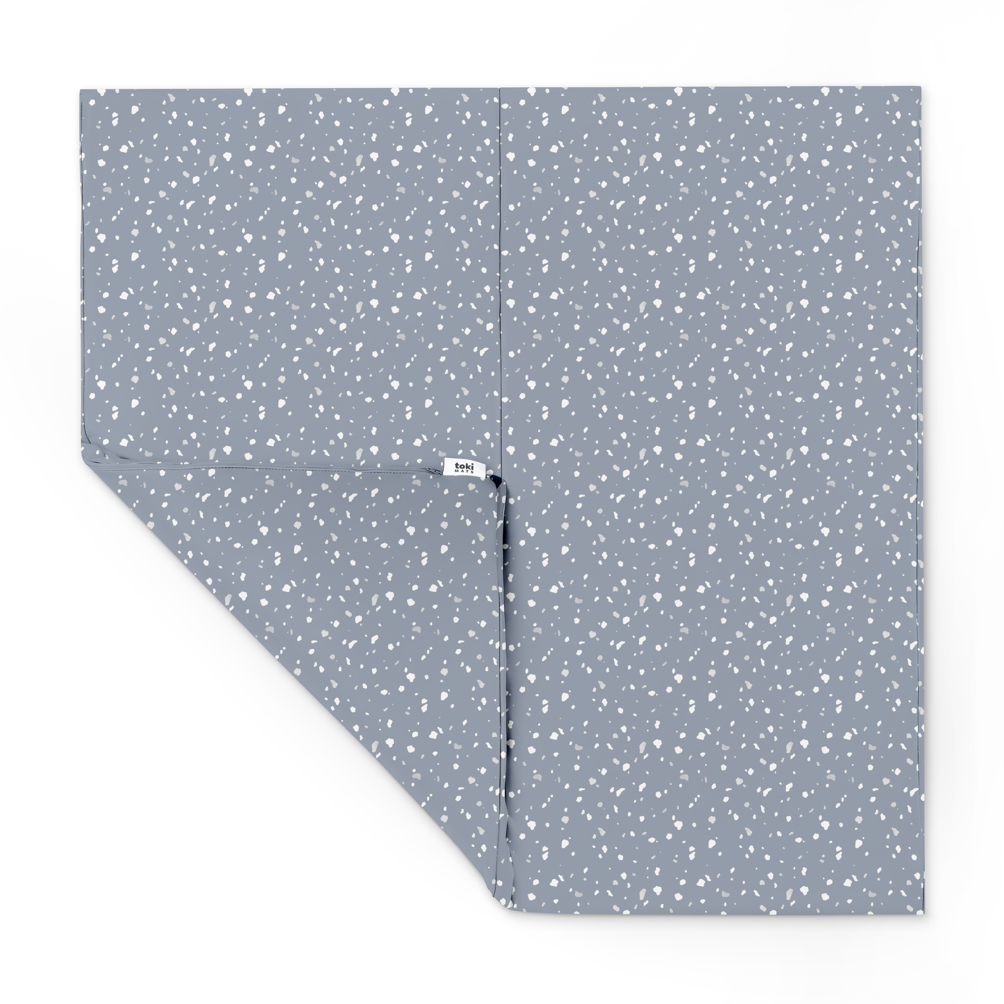 Toki Kids Terrazzo Slate Vegan Leather Mat Standard | Playroom Avenue