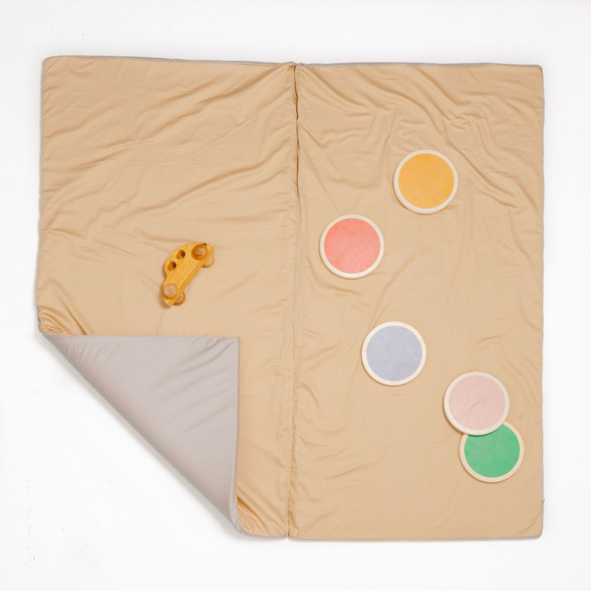 Toki Kids Cloud + Sandcastle Organic Cotton Mat | Playroom Avenue