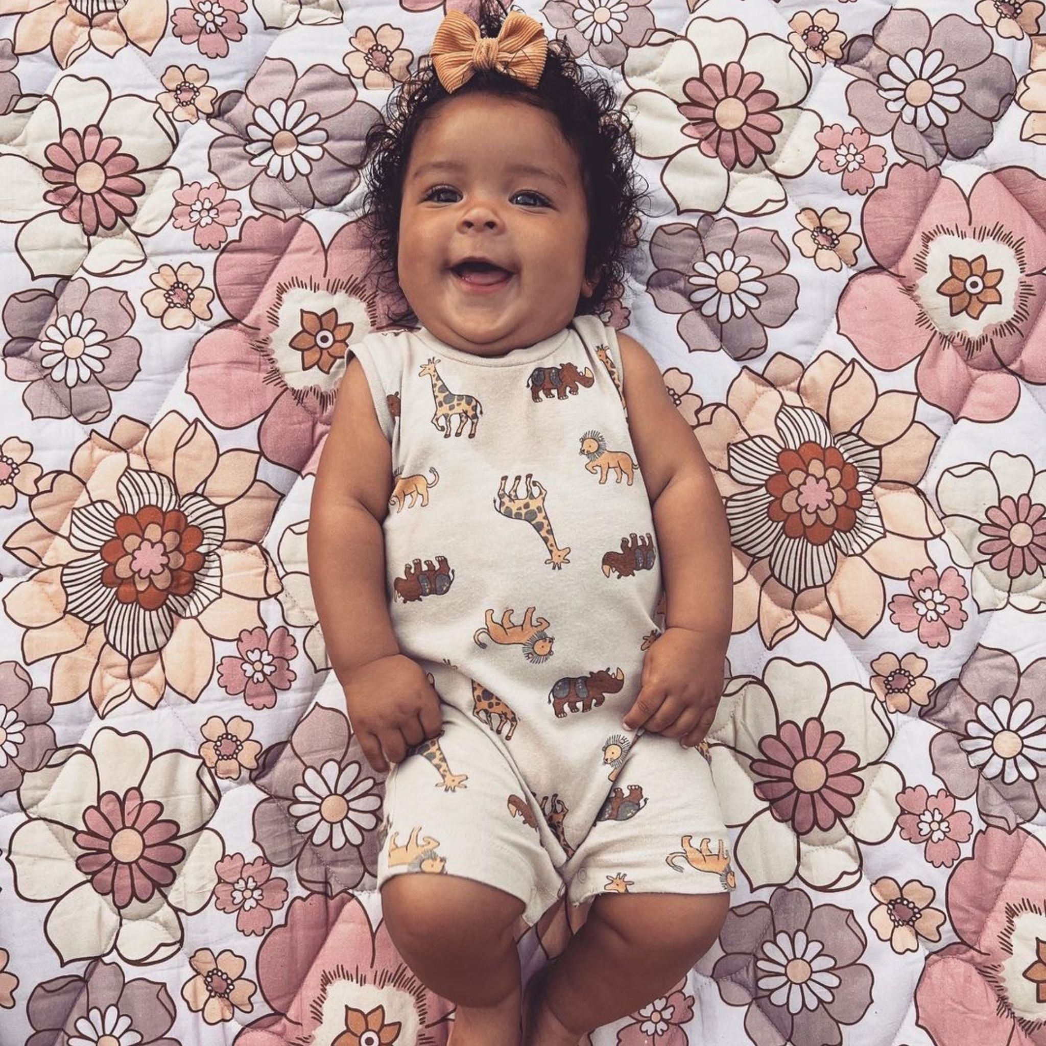 Toki Kids Blooms Picnic Blanket - Playroom Avenue