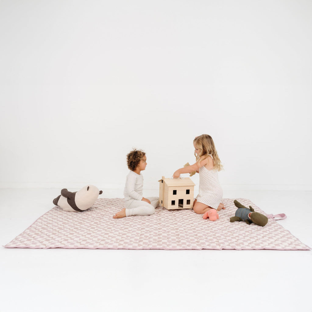 Toki Kids Checker Gumdrop Picnic Blanket - Playroom Avenue