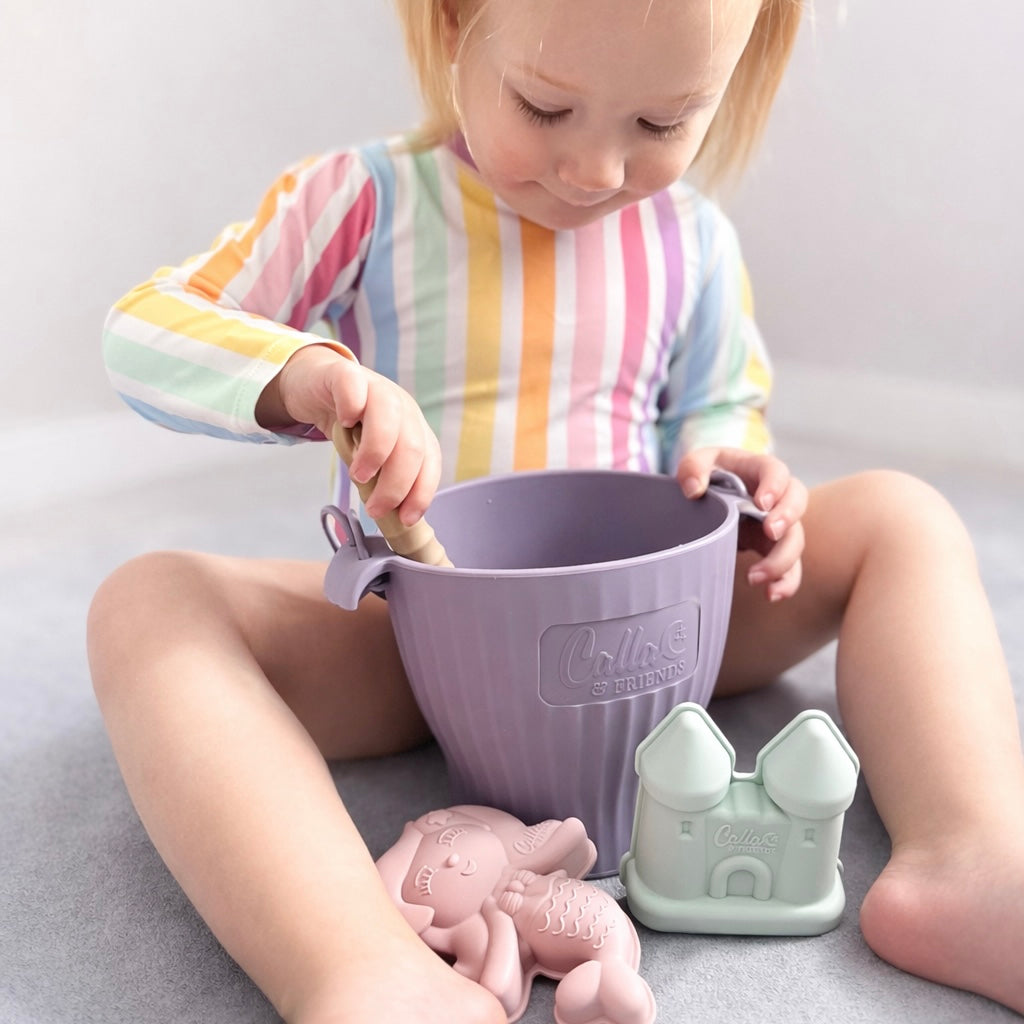 Calla and Friends Mermaid's Cove Silicone Beach Toy Set | Playroom Avenue