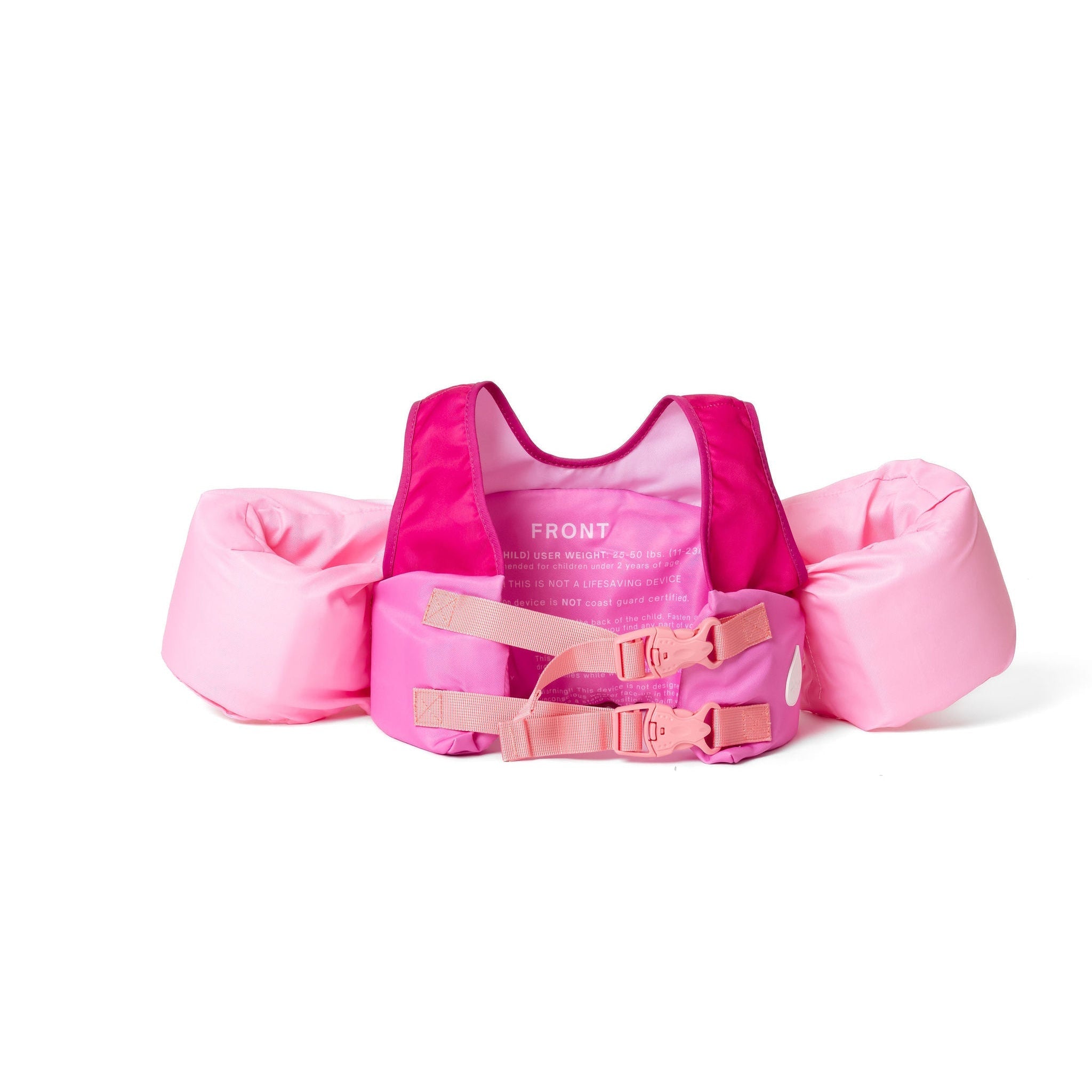 dripfloats Pink Color Block Kids Float