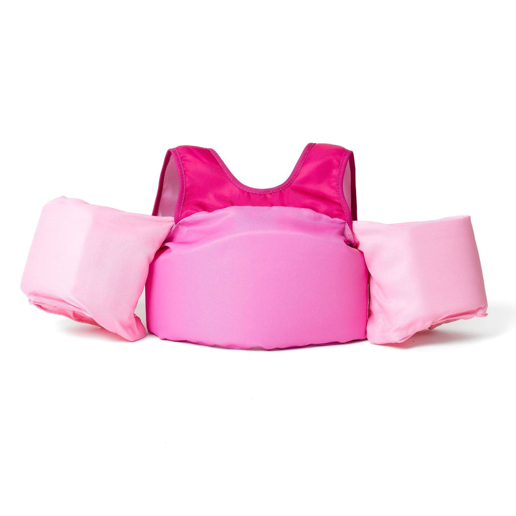 dripfloats Pink Color Block Kids Float