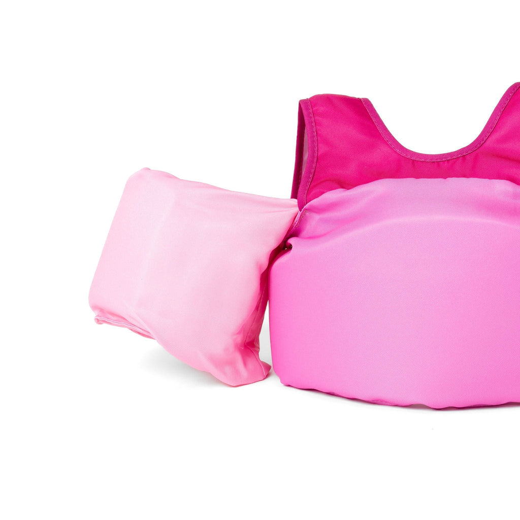 dripfloats Pink Color Block Kids Float