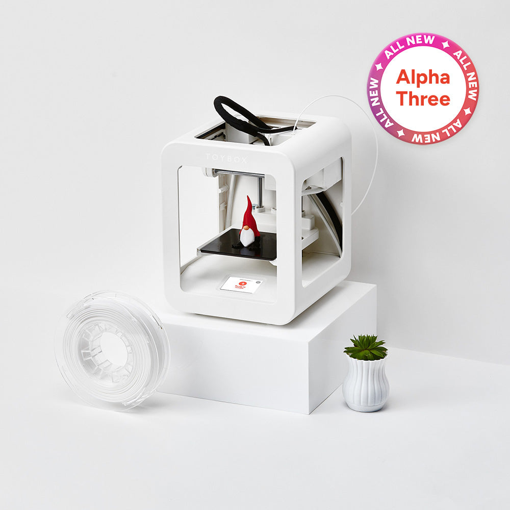 Toybox Alpha Three Starter 3D Printer Bundle | Playroom Avenue