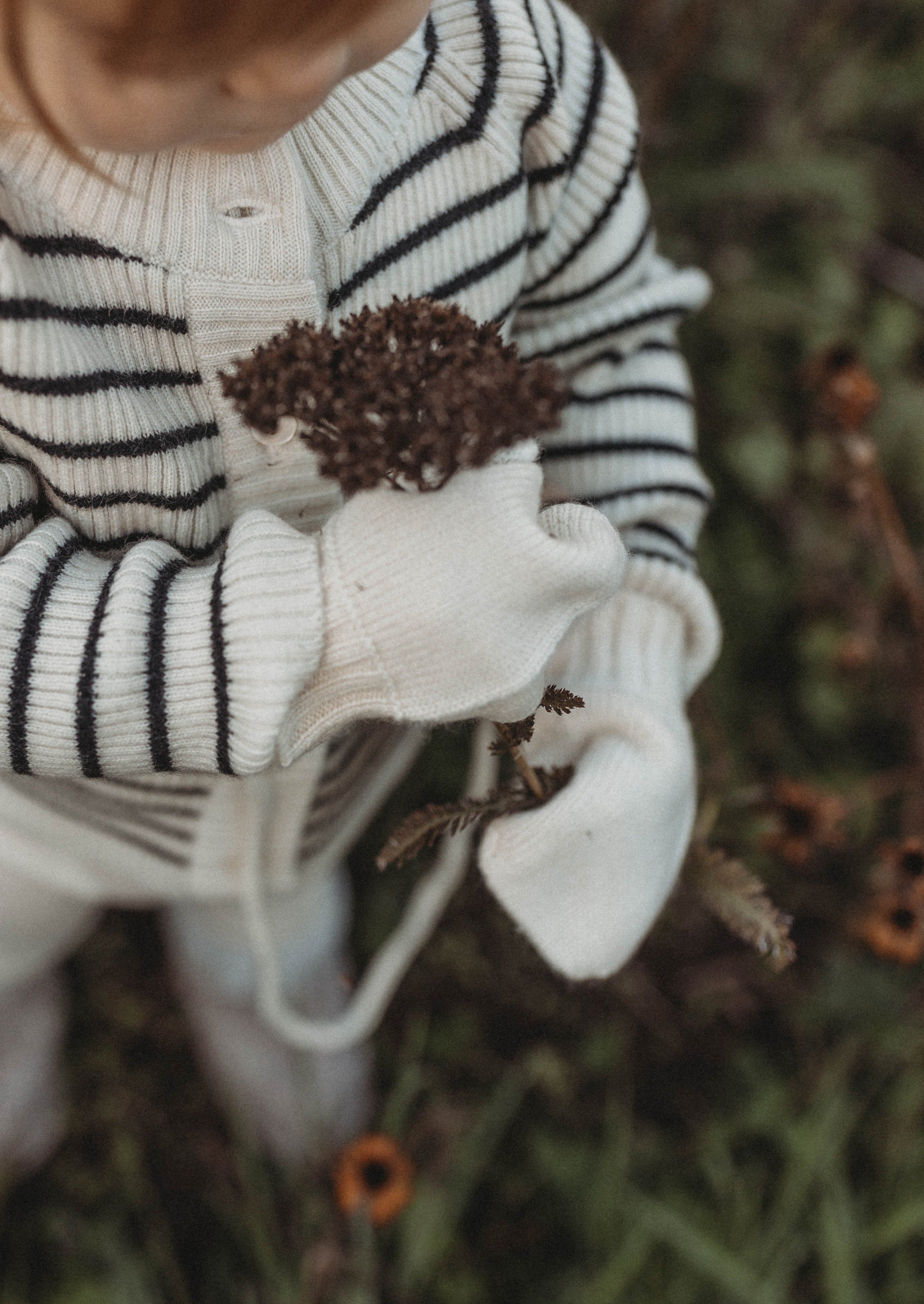 La Petit Lapin Cashmere & Merino Wool Gloves | Pure Beige | Playroom Avenue