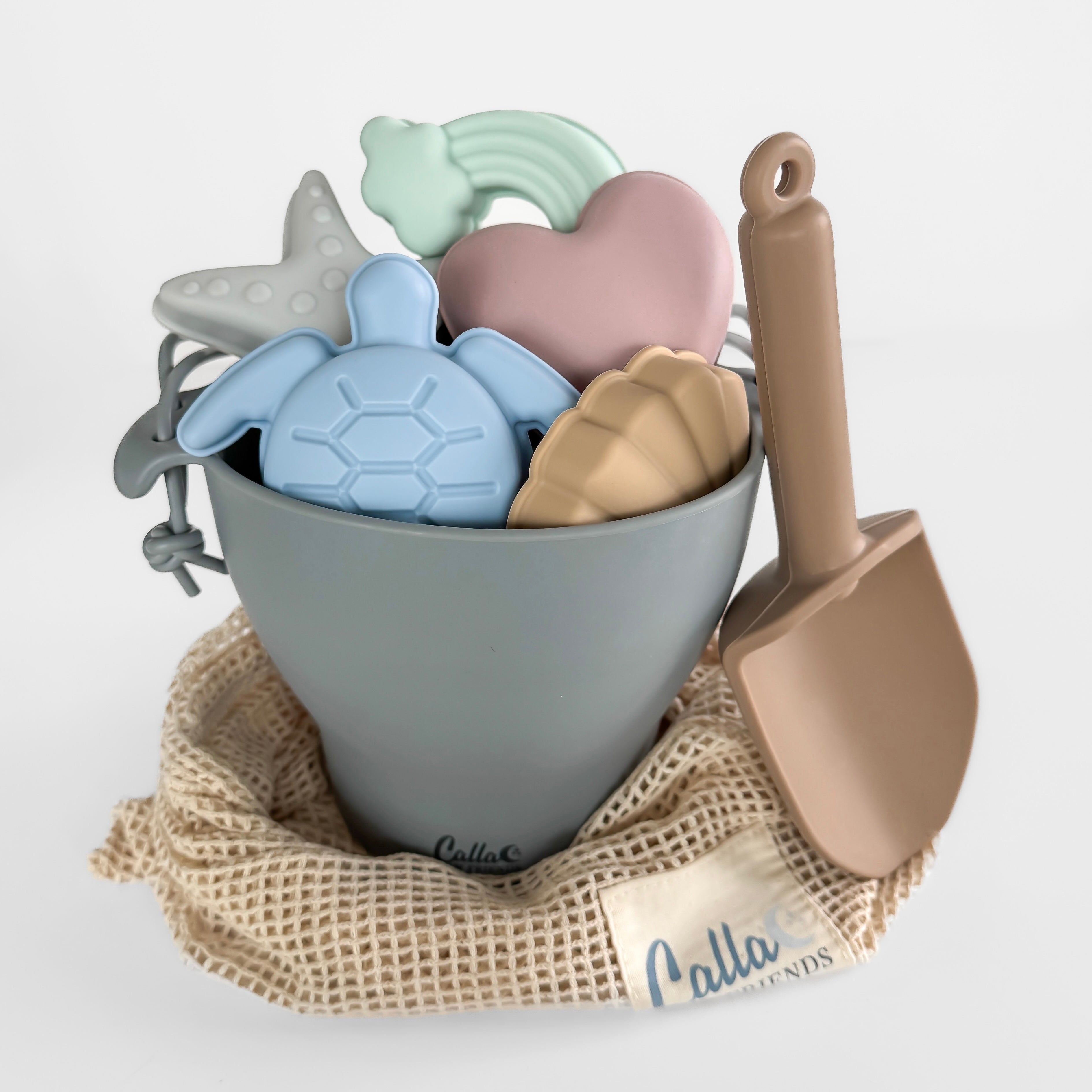 Calla and Friends Hudson Silicone Beach Toy Set - Spring Remix | Playroom Avenue