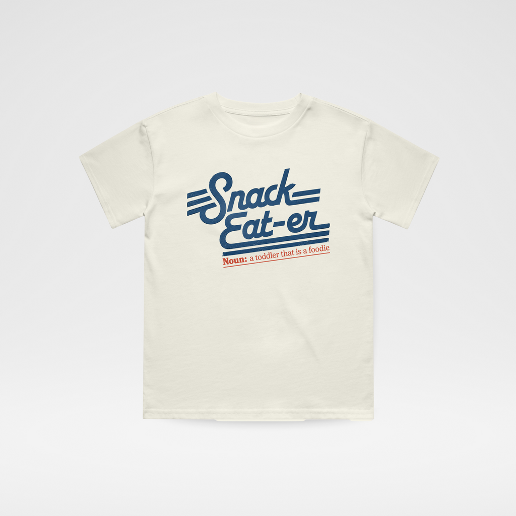 LITTLE RAD THINGS SNACK EAT-ER TEE - VINTAGE CREAM | Playroom Avenue