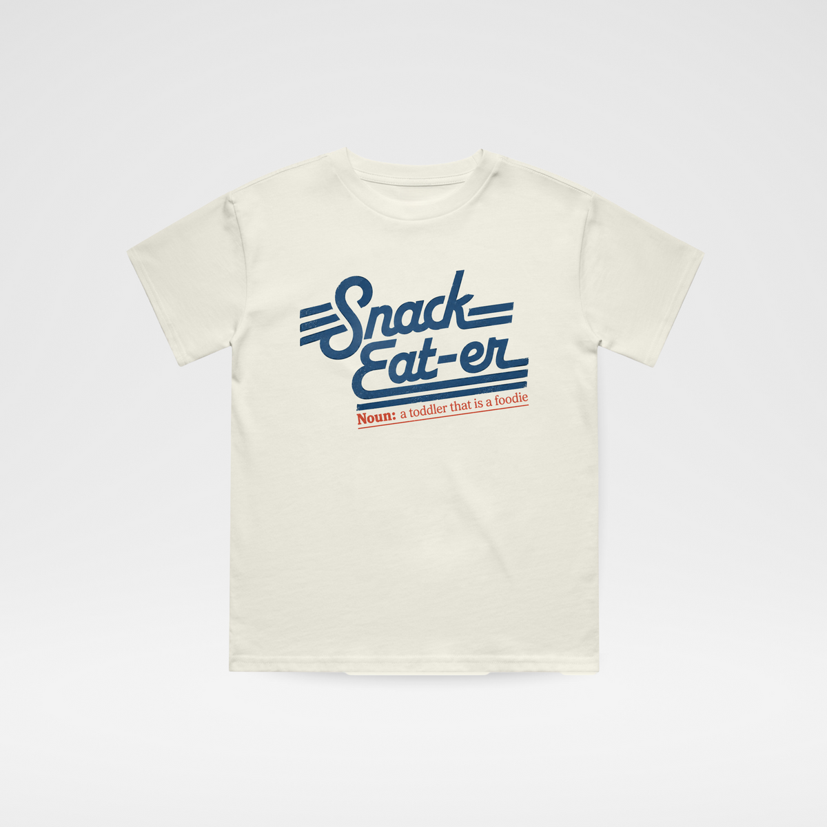 LITTLE RAD THINGS SNACK EAT-ER TEE - VINTAGE CREAM | Playroom Avenue