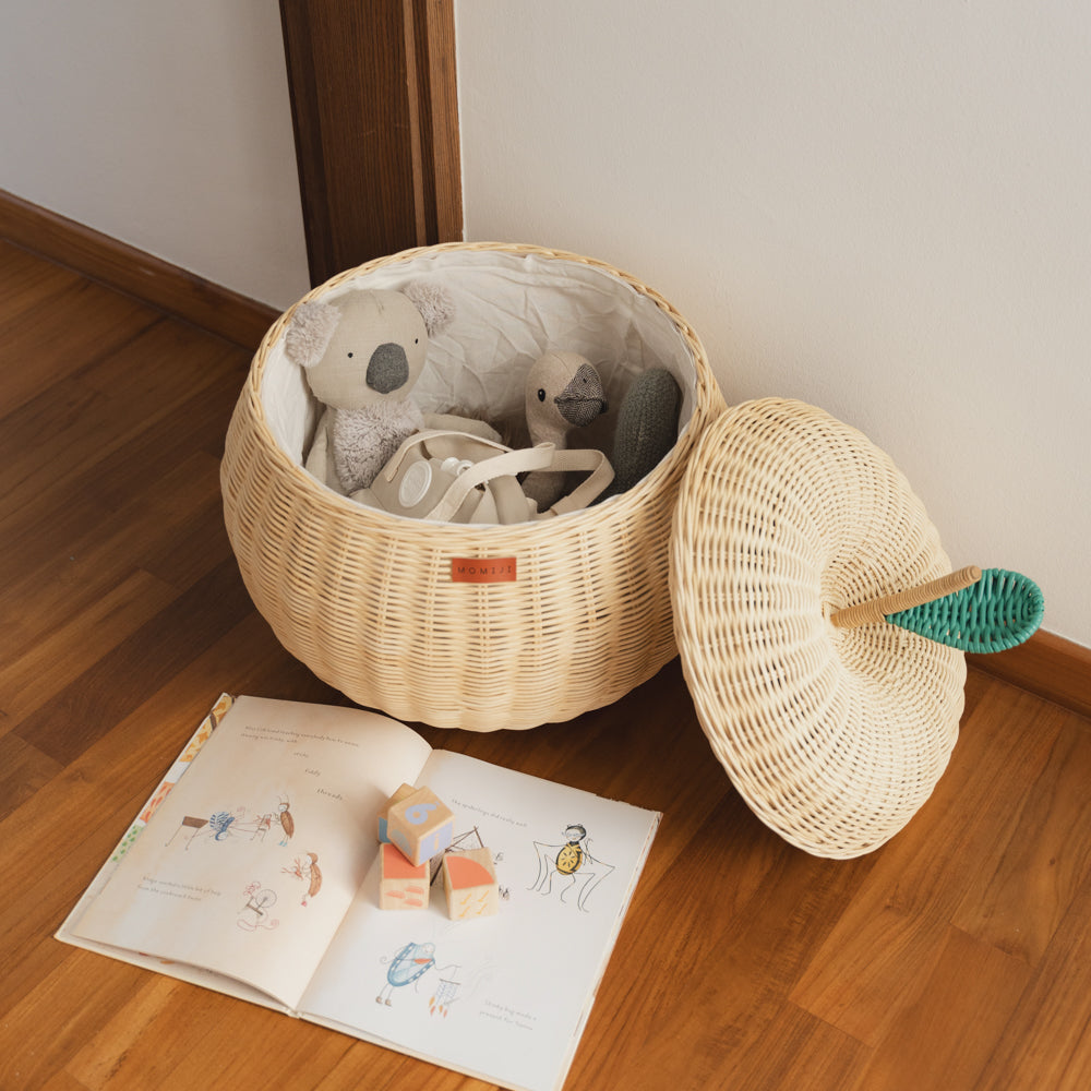 Momiji Apple Storage Basket - Natural | Playroom Avenue